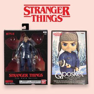 Stranger Things Season 4 - Jim Hopper Bandai Banpresto Figurines (2 Items)